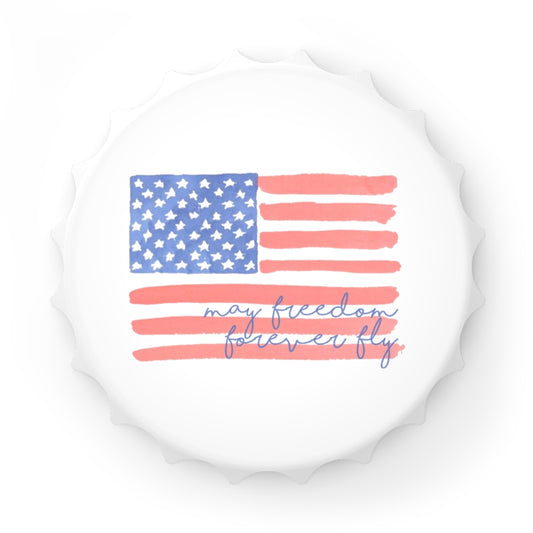 Options Guru July 4th Bottle Opener Fridge Magnet