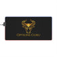 Options Guru Millionaire Bull LED Gaming Mouse Pad
