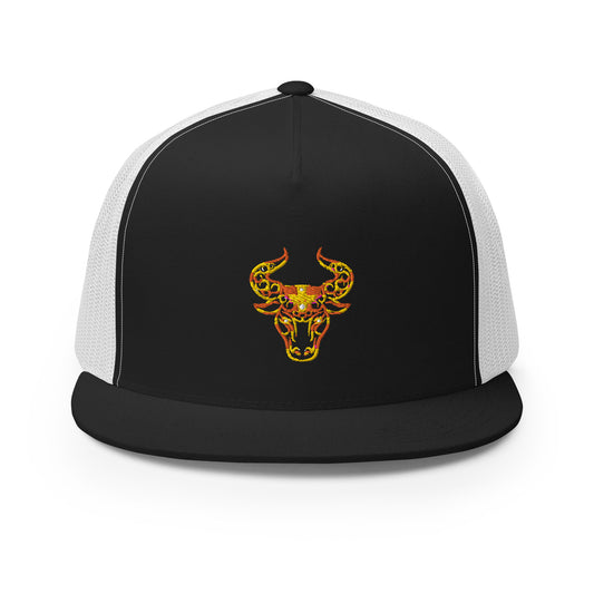 Options Guru Millionaire Bull Mesh Trucker Hat