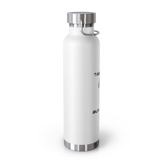 Copper Vacuum Insulated Bottle, 22oz