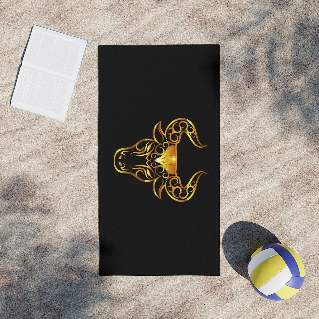 Options Guru Millionaire Bull Beach Towel