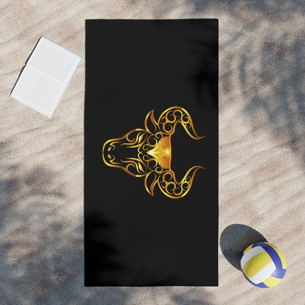 Options Guru Millionaire Bull Beach Towel