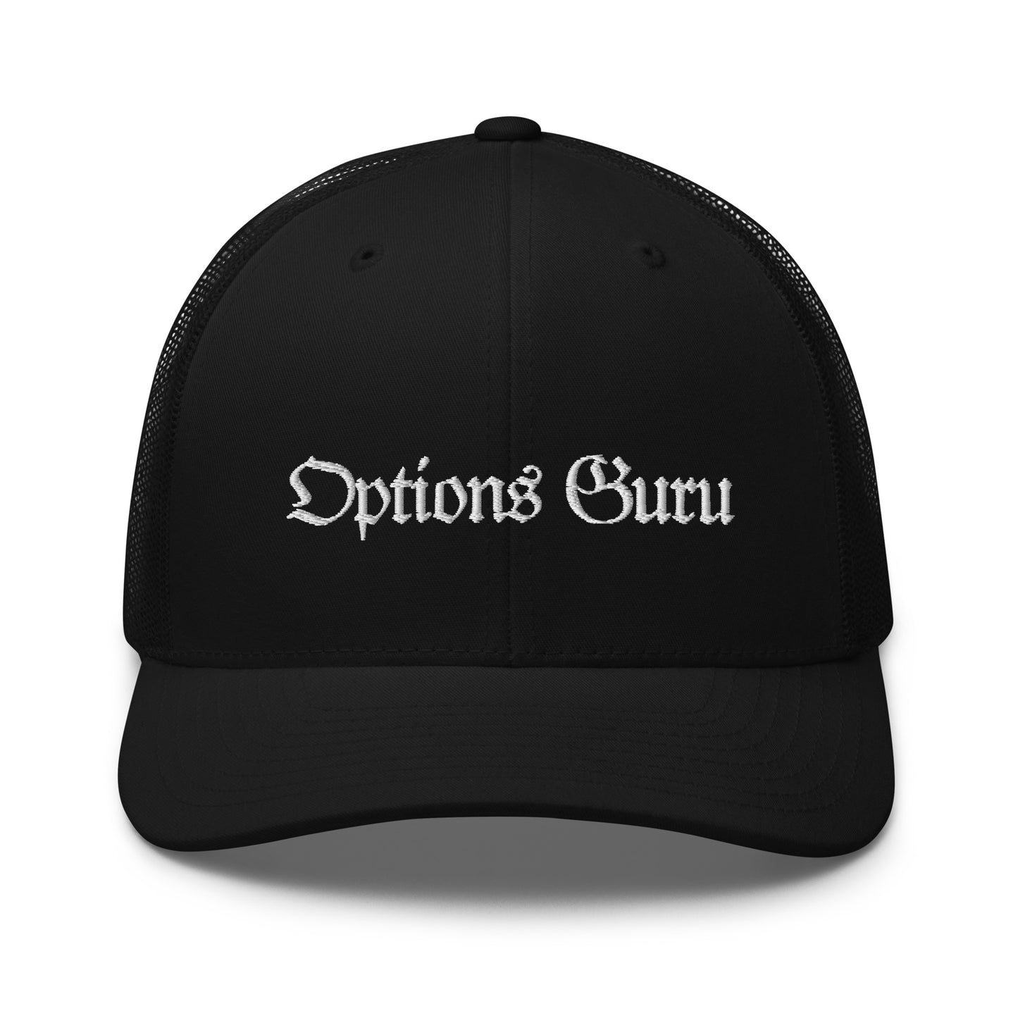 Options Guru Curved Trucker Hat