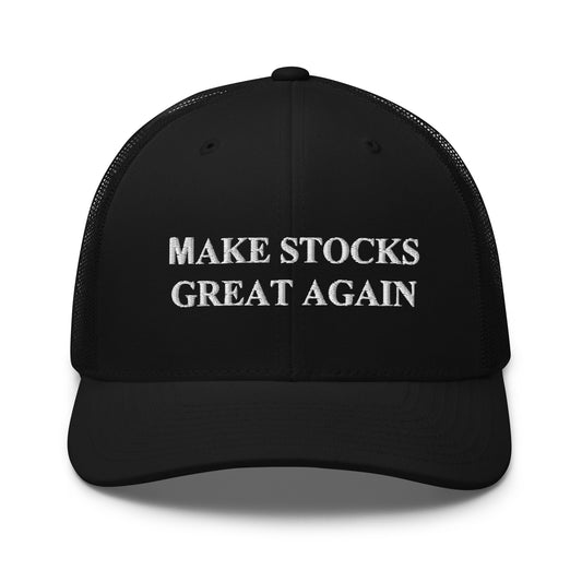 Options Guru Make Stocks Great Again Trucker Cap