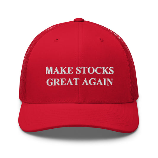 Options Guru Make Stocks Great Again Trucker Cap