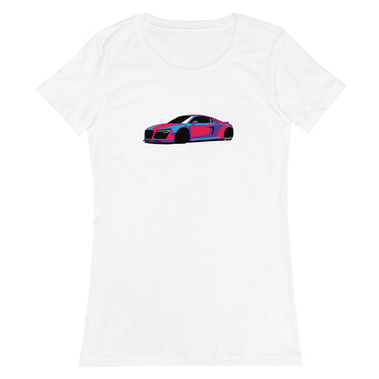 Options Guru Colorful Audi Fitted Shirt